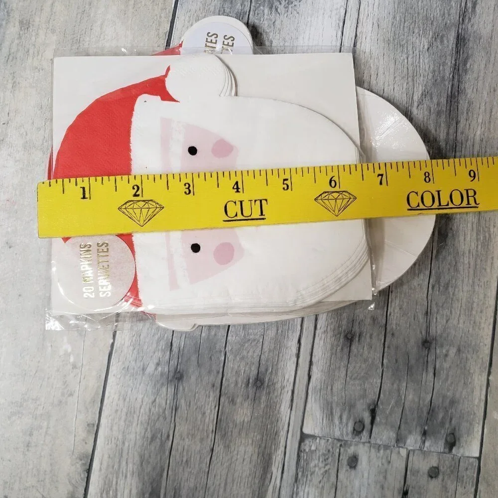 Meri Meri - Santa Paper Plates (12) & Napkins (20)